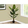 Monarch Specialties Artificial Plant, 59" Tall, Strelitzia Tree, Indoor, Faux, Fake, Floor, Greenery, Potted, Real Touch I 9545